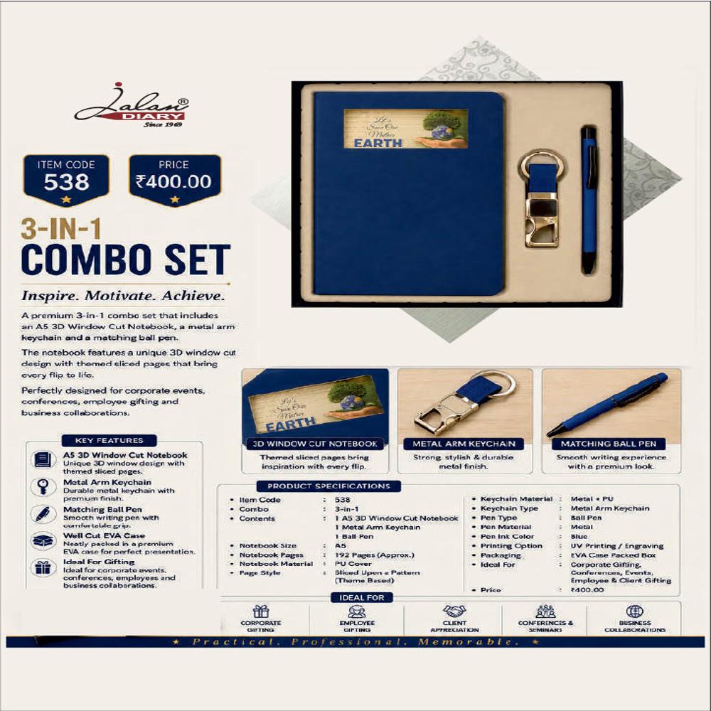Jalan Item Code -538 3-in-1 Combo Set