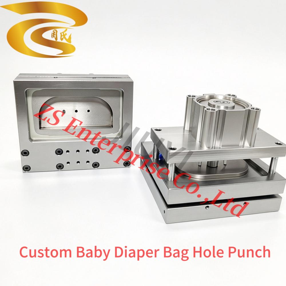 Diaper Packaging Bag Punching Die For Plastic Film Baby Diaper Bag Hole Punching Machine,custom Hole Shape And Size - Country Of Origin: China