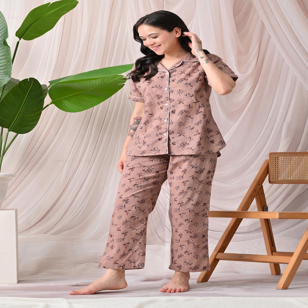 Fancy Cotton Printed Night Suit