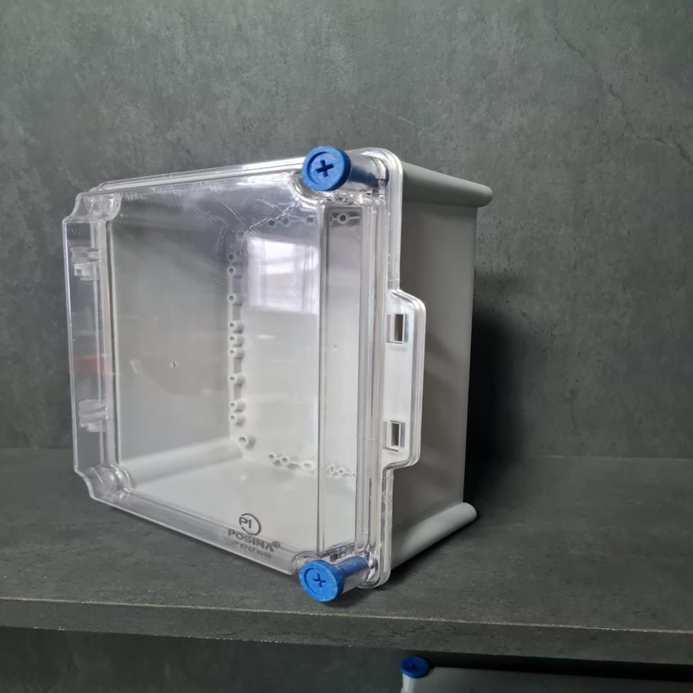 1004 Hinge Junction Box - Abs, 400x350x170 Mm | White, Ip67 Protection Level, Powder Coated Finish, 1 Year Warranty