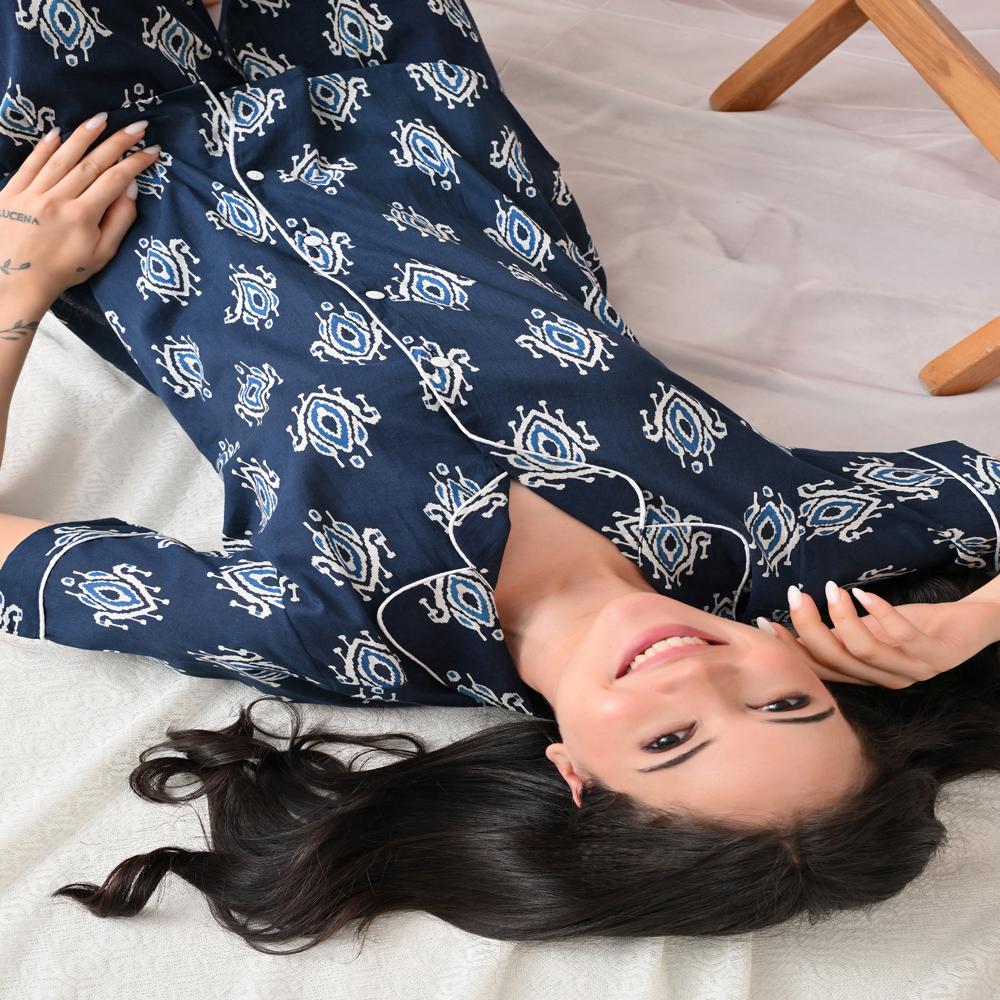 Cotton Printed Nightwear Suit