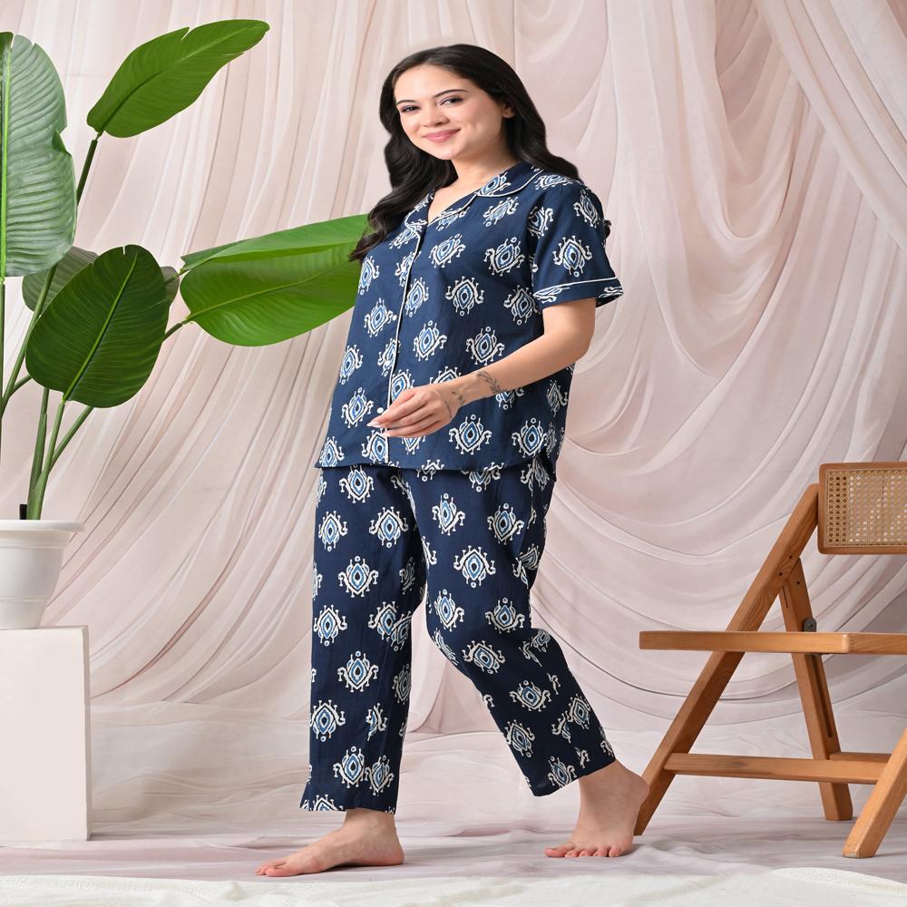 Cotton Printed Nightwear Suit