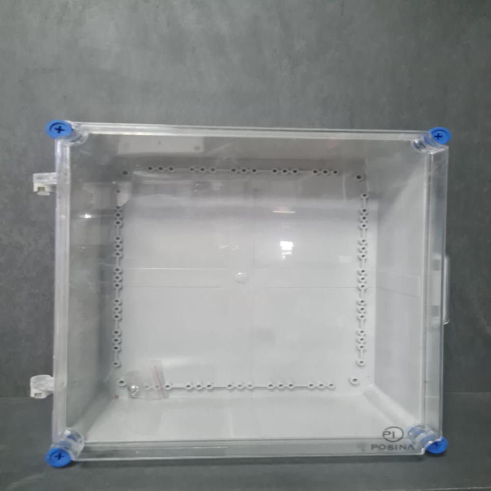 Abs Polycarbonate Hinge Enclosure Ip67 410 X360 X170 - Color: Grey
