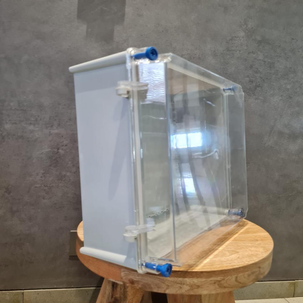 Abs Polycarbonate Hinge Enclosure Ip67 410 X360 X170 - Color: Grey