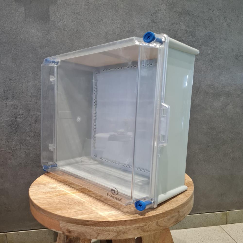 Abs Polycarbonate Hinge Enclosure Ip67 410 X360 X170 - Color: Grey