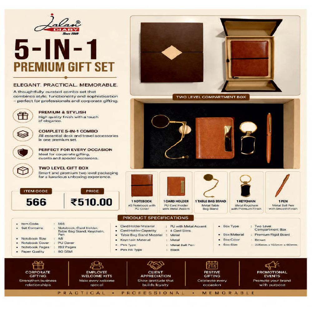 Jalan Itemcode-566 5-in-1 Premium Gift Set 