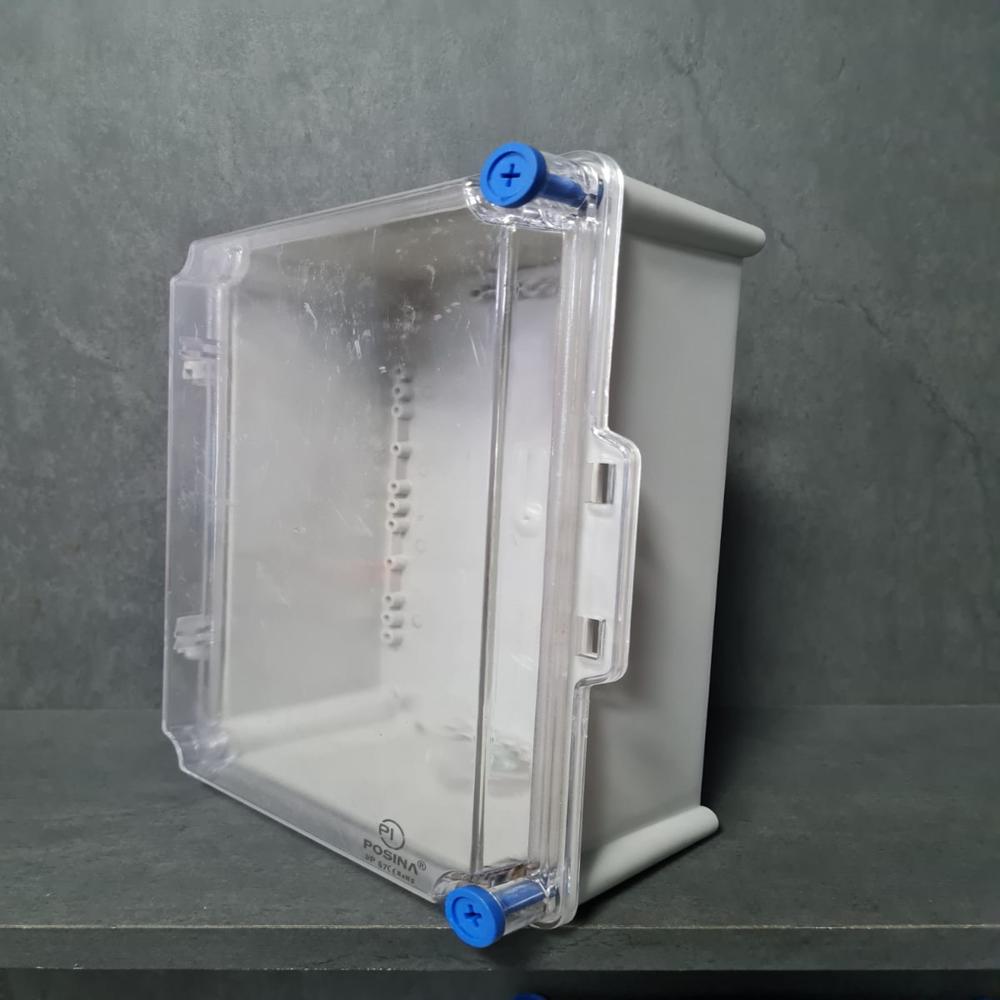 Abs Polycarbonate Hinge Enclosure Ip67 300 X200 X120 - Color: Grey