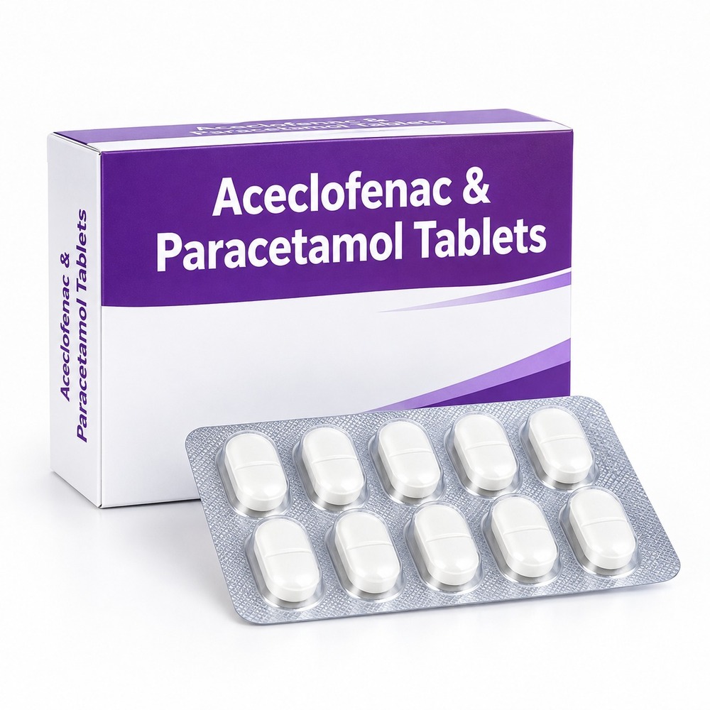 Aceclofenac And Paracetamol Tablet