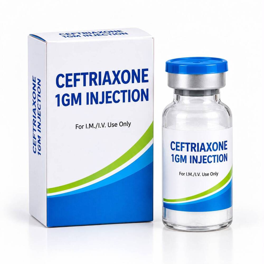 1 Gm Ceftriaxone Injection