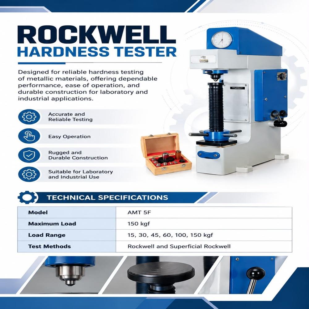 Rockwell Hardness Testing Machine - Usage: Laboratory