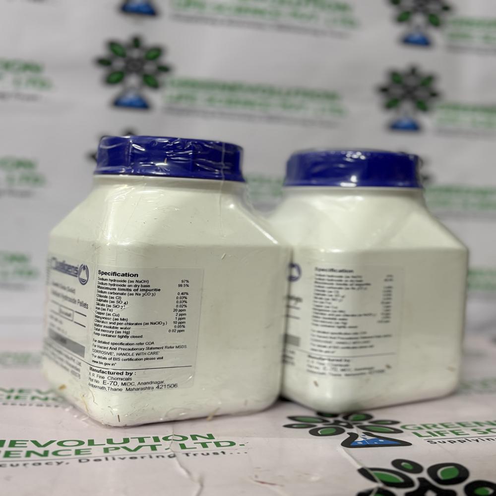 Sodium Hydroxide Pellets AR 500g