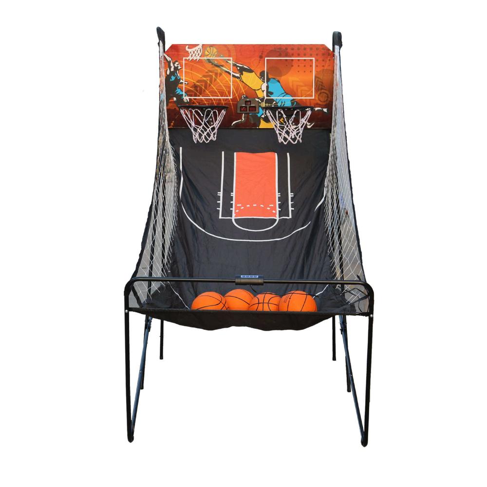 8-Mode & 2 in 1 Automatic Folding Hoop Arcade Basketball Game