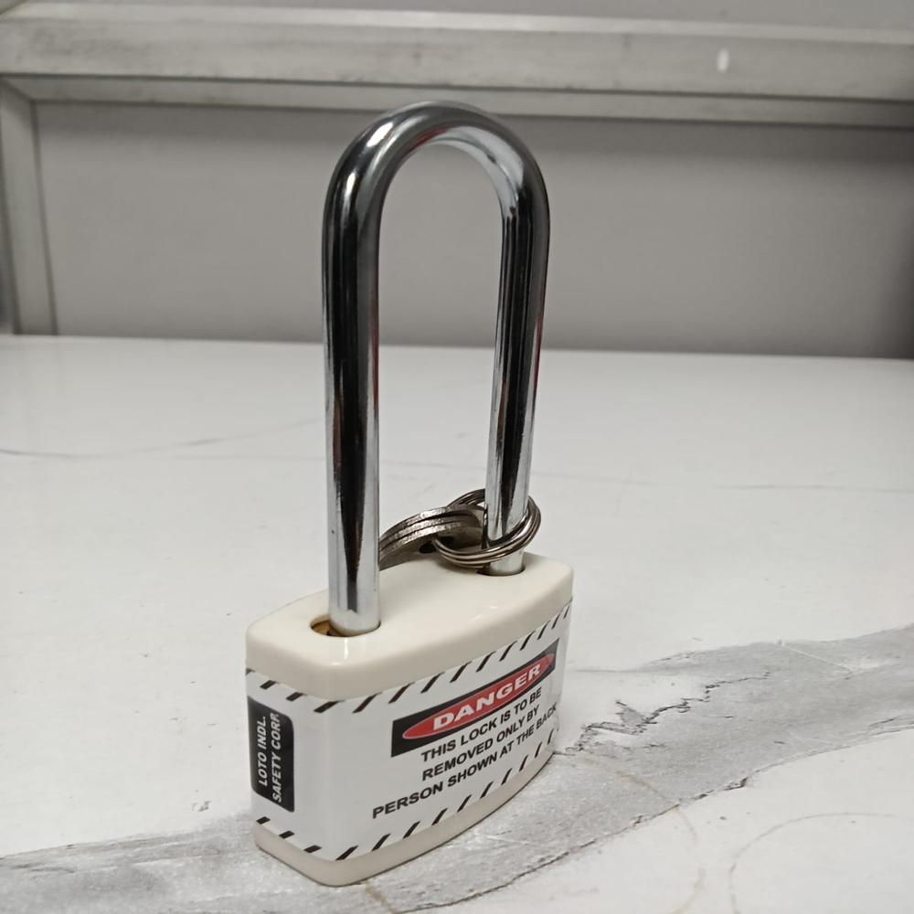 Long Jacket Padlock - Color: Red