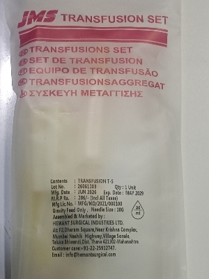 Jms Transfusion Set