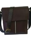 Men's Brown Leather Sling Bag
