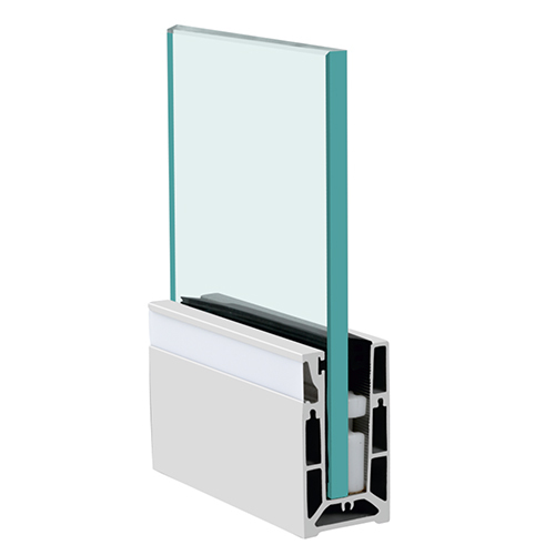 Frameless Top Mount 90 X 50 Continues Channel - WRB 10