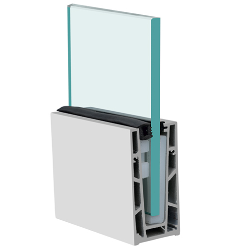 Frameless Top Mount 120 X 60 Continues Channel - WRB 13