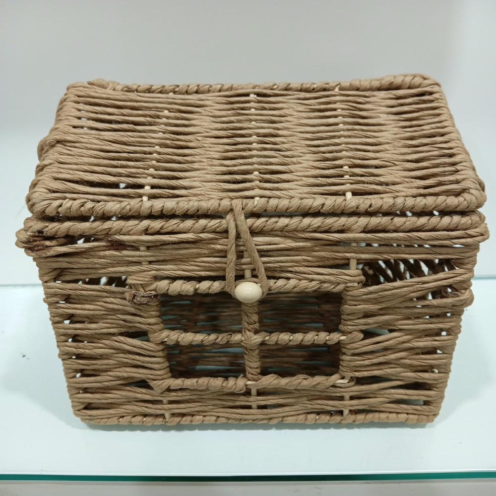 Paper Rope Basket - Depth: 2 Inch (in)