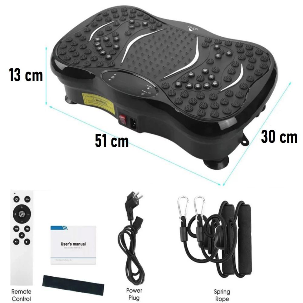 Body Shaper Vibration Massage Machine for Home Use with Bluetooth Speaker