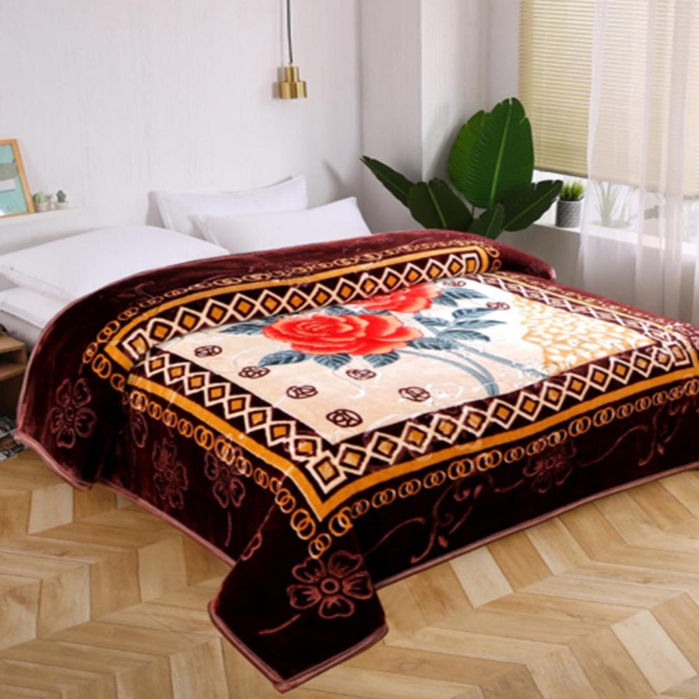 Plain Embossed Mink Blanket - Color: Different Available