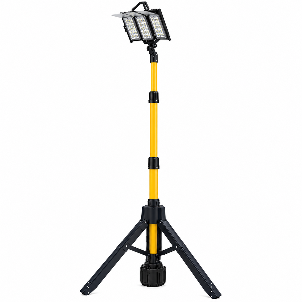 Portable inflatable Emergency LED Rescue Flood/Spot light Lithium battery  Telescopic LED work light