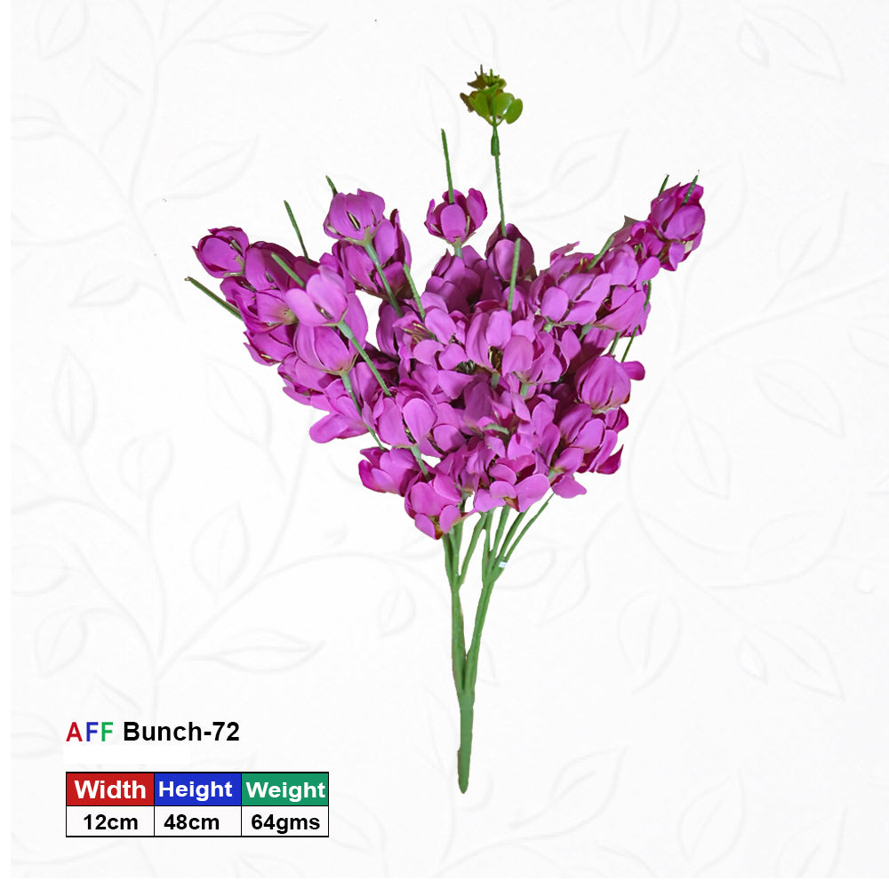 Artificial Magenta Rose Bud Flower Plant