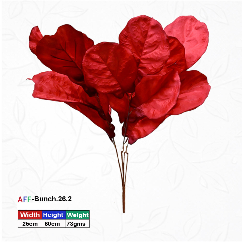 Artificial Fiddle Leaf Ficus Red |AFF Bunch 26.2