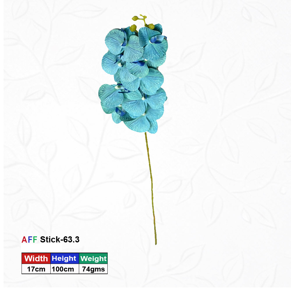 Artificial Blue Orchid Stems