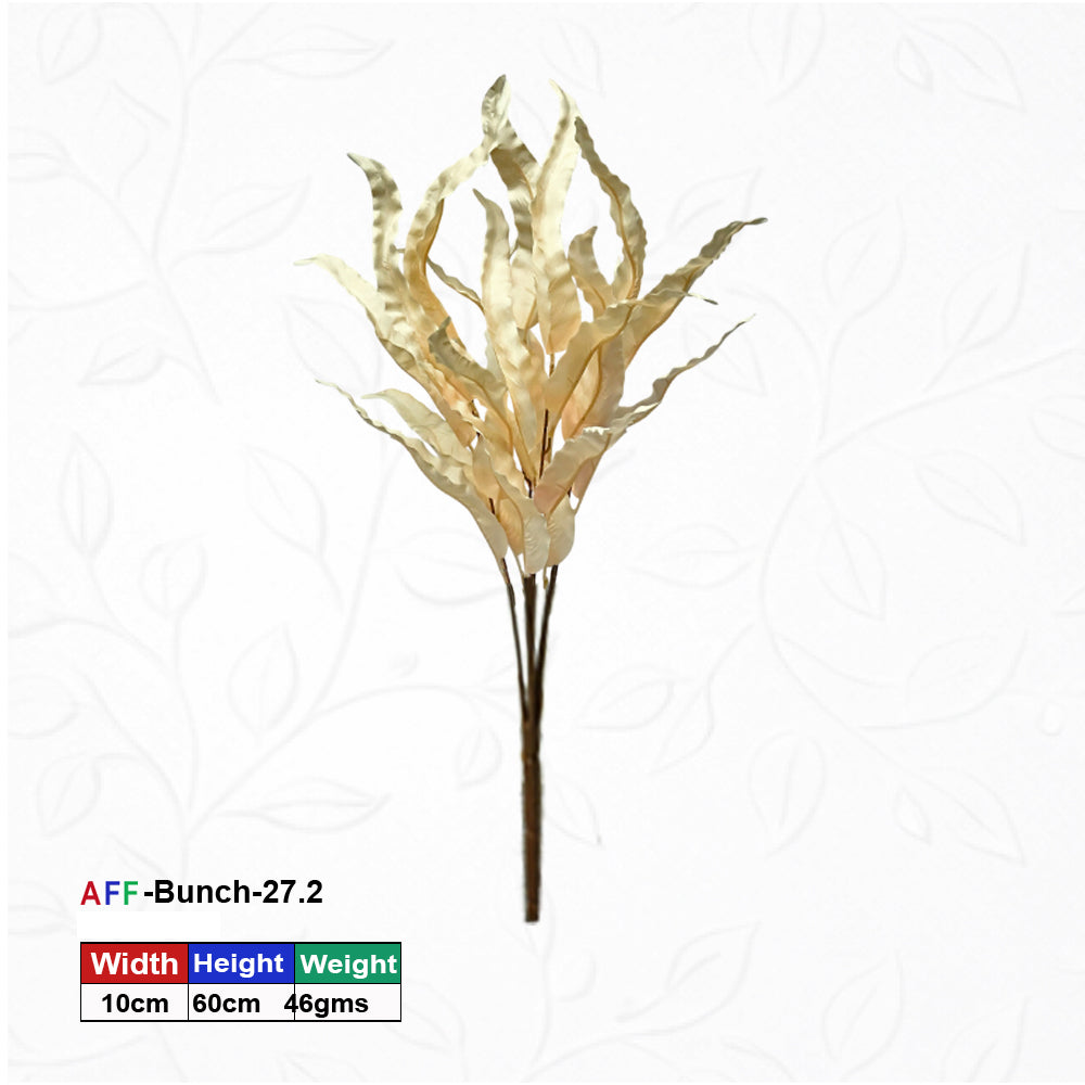 Artificial Aqua One Silk Plant Dry leaves