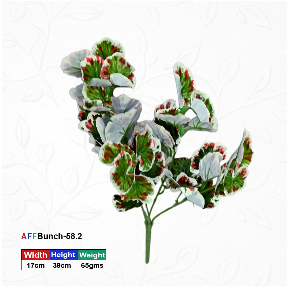 Artificial White Geranium Bush