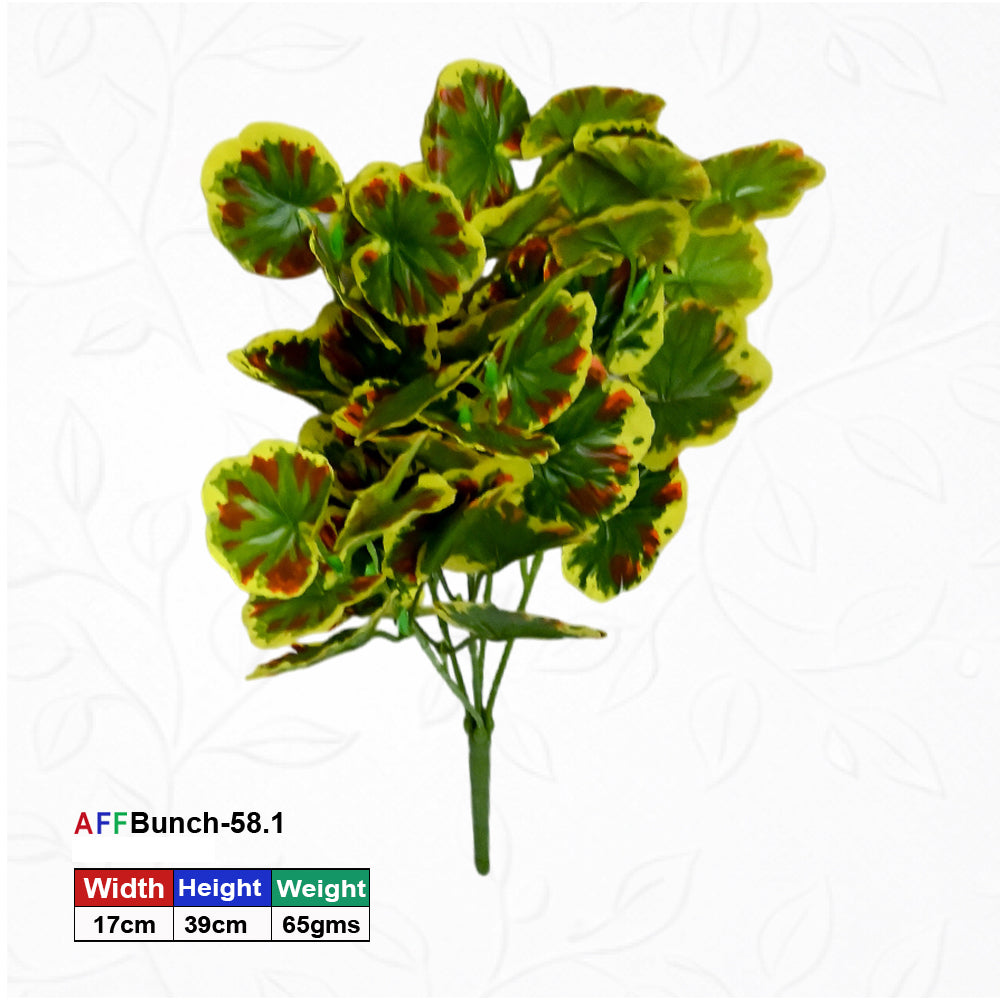 Artificial Yellow Geranium Bush