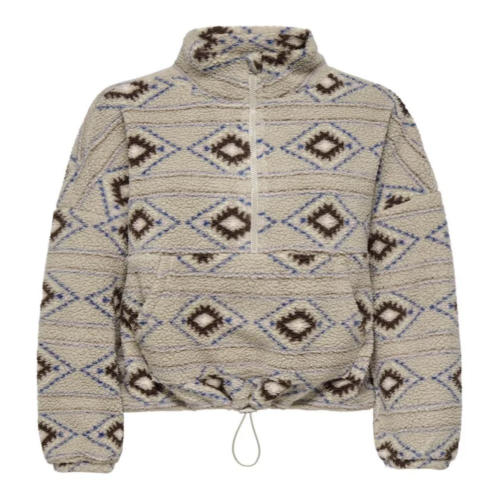 Export Surplus Women Printed Teddy Fleece Jacket