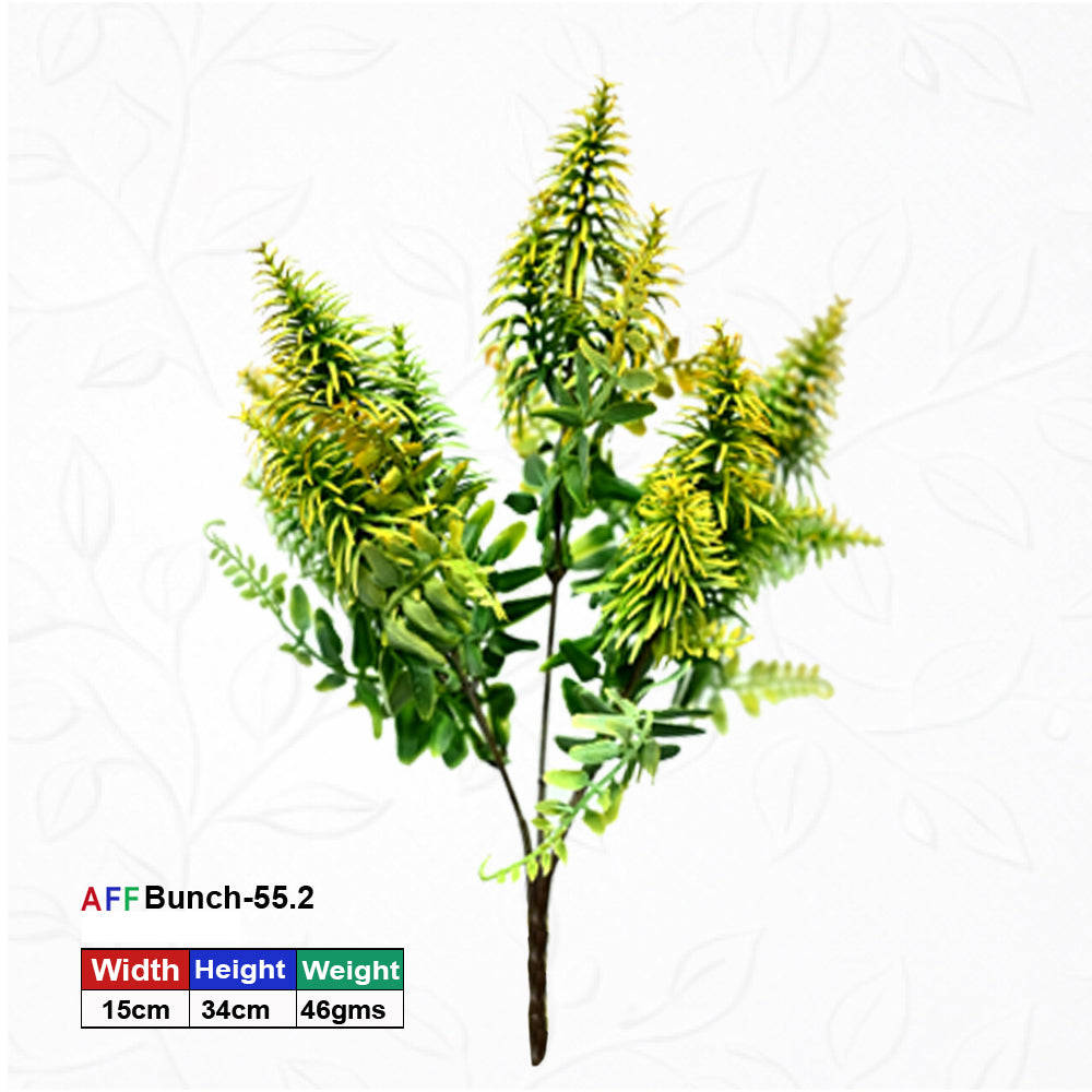Artificial Yellow/Eucalyptus Leaves Stick