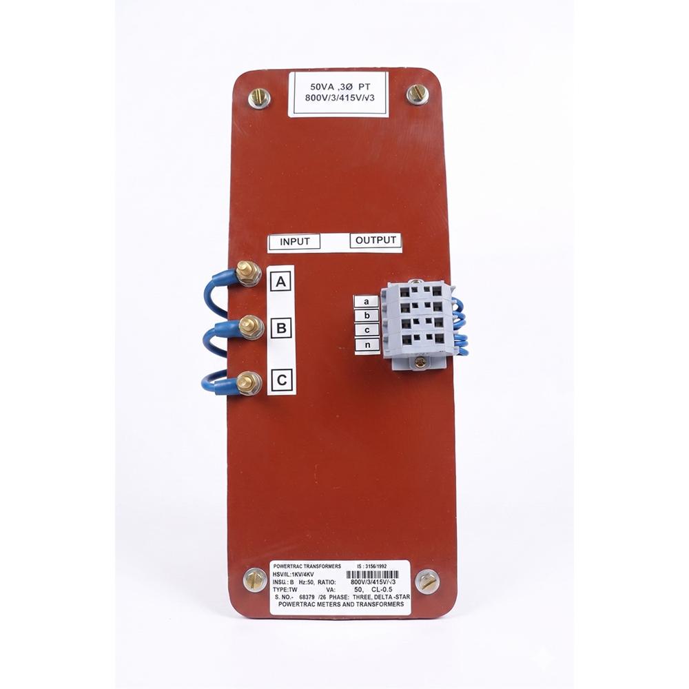 Three-Phase Potential Transformer (Pt) - Capacity: 50 Va Pcs/Hr