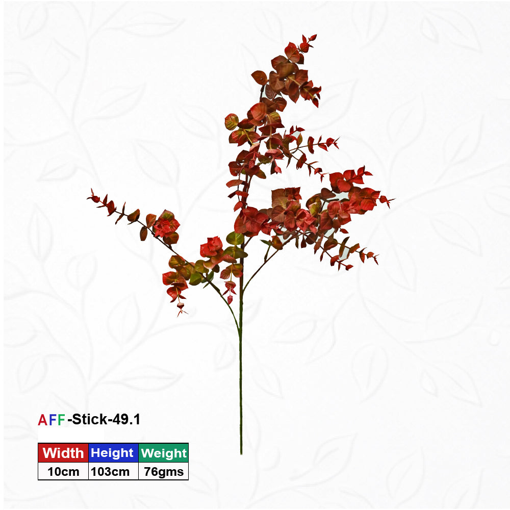 Artificial Flower Bunch - Eucalyptus Red Sticks