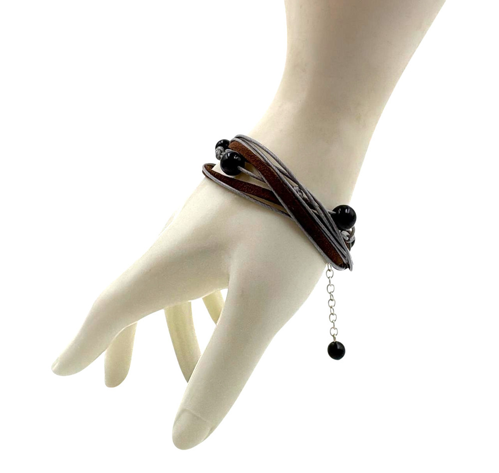 Midnight Fusion Layered Bracelet