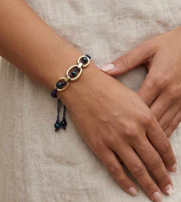 Blue Orbit Bracelet