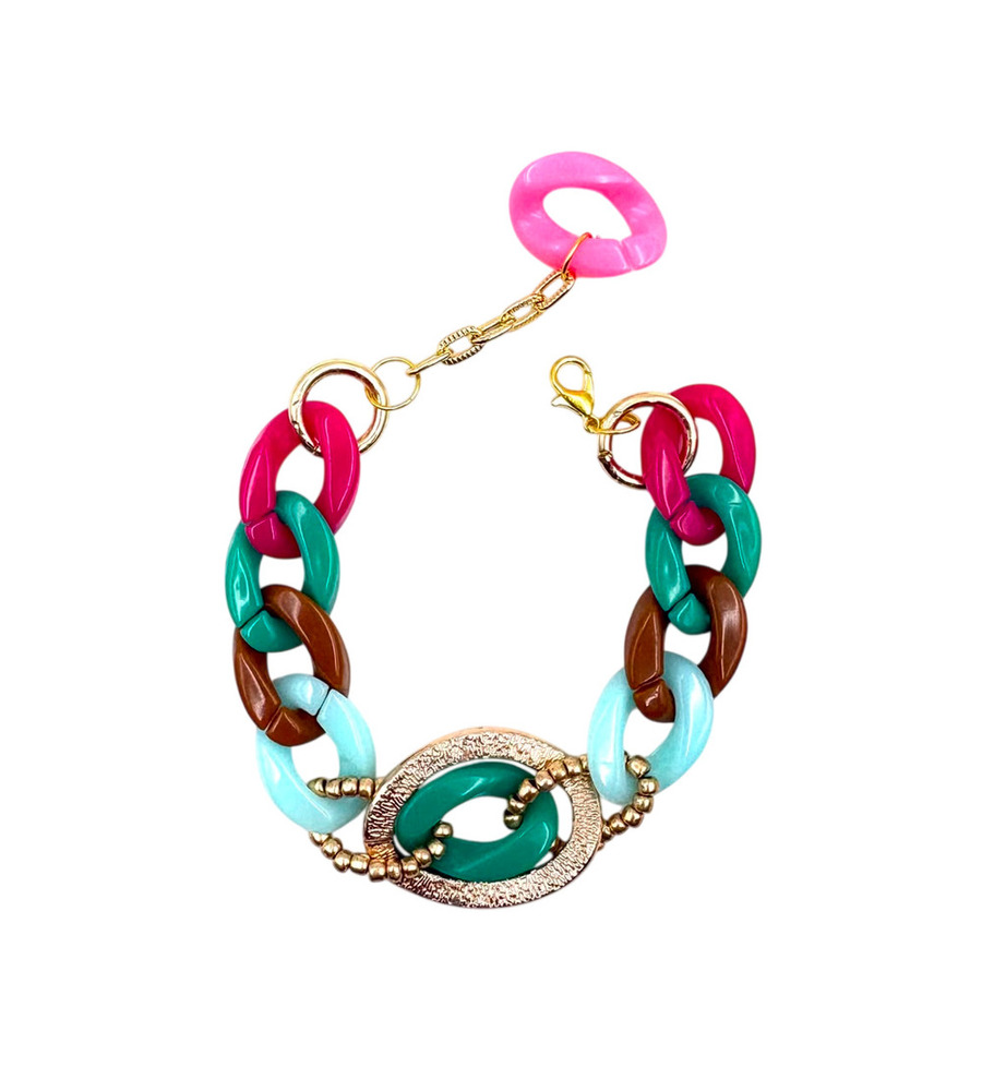 Colorwave Linked Statement Bracelet