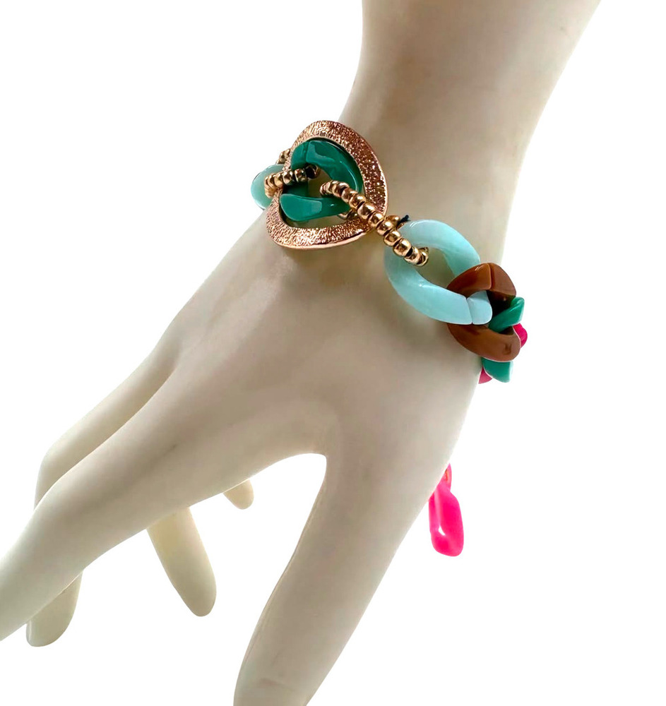 Colorwave Linked Statement Bracelet