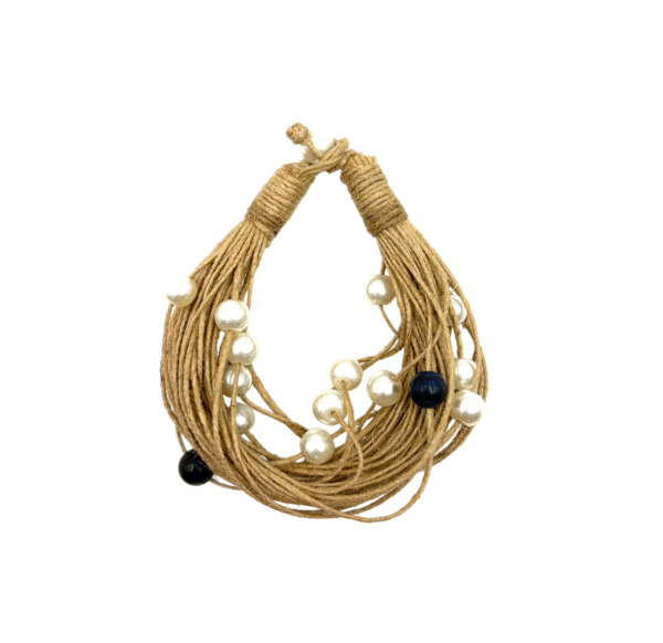 Azure Pearl Twist Haven Bracelet