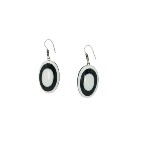 Velour Oval Earrings