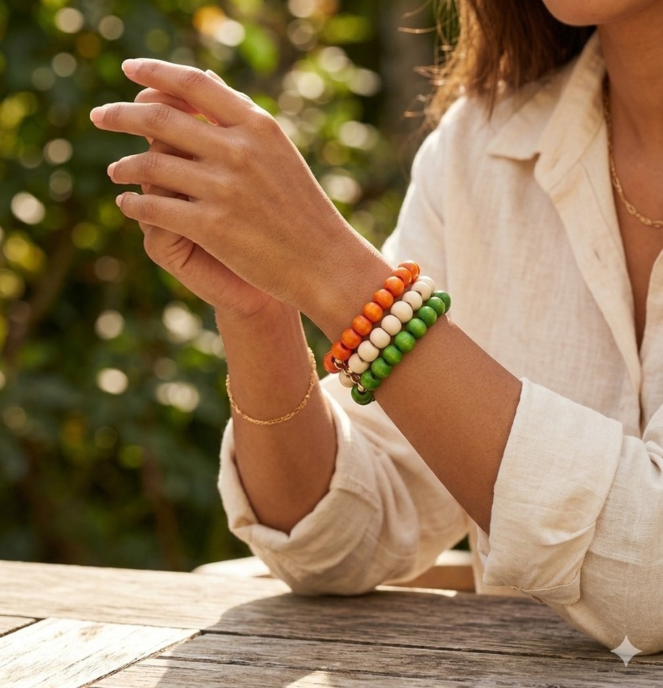 Summer Orchard Tricolor Bracelet
