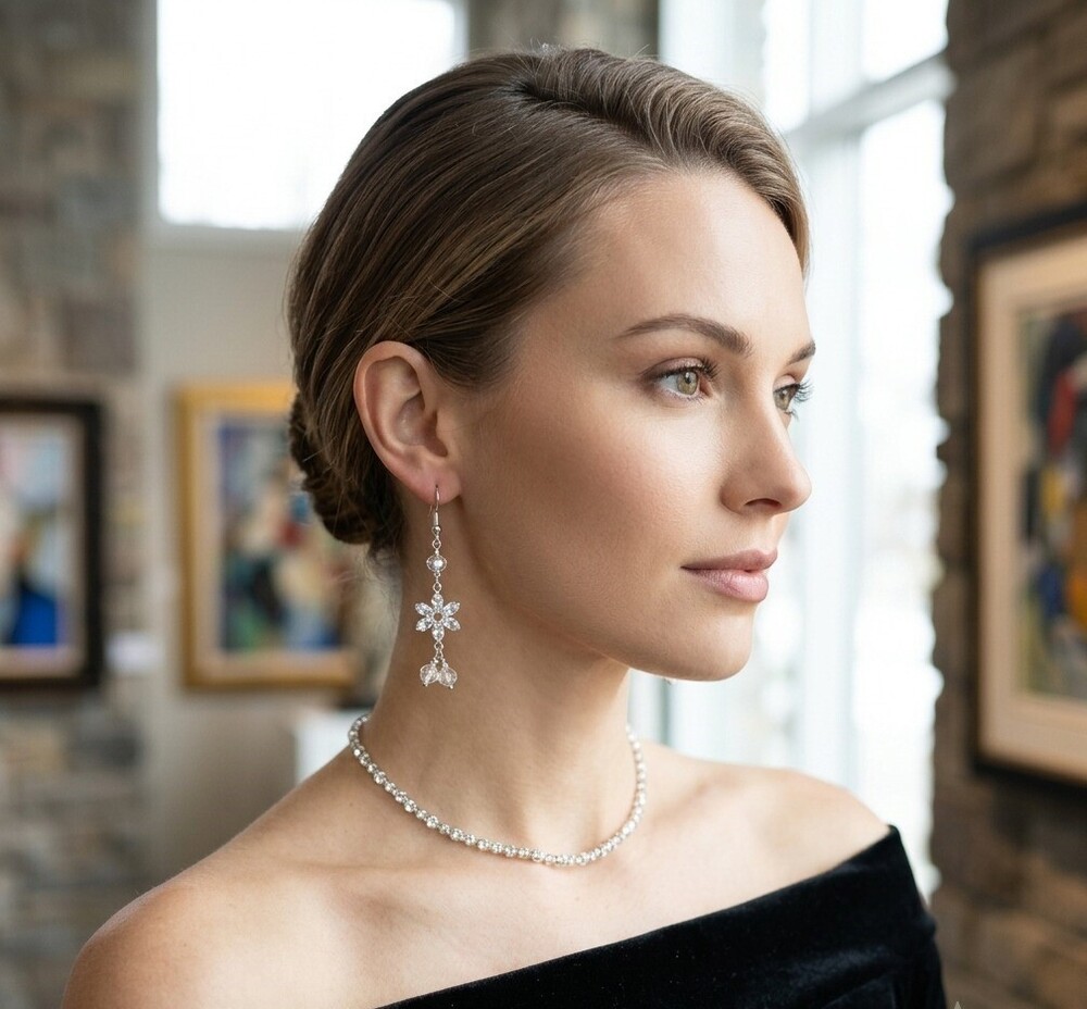 Snowflake Bloom Earrings