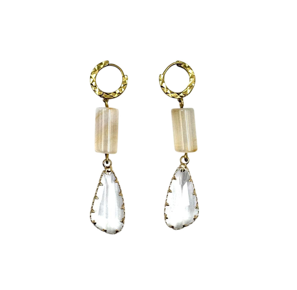 Golden Halo Crystal Drops