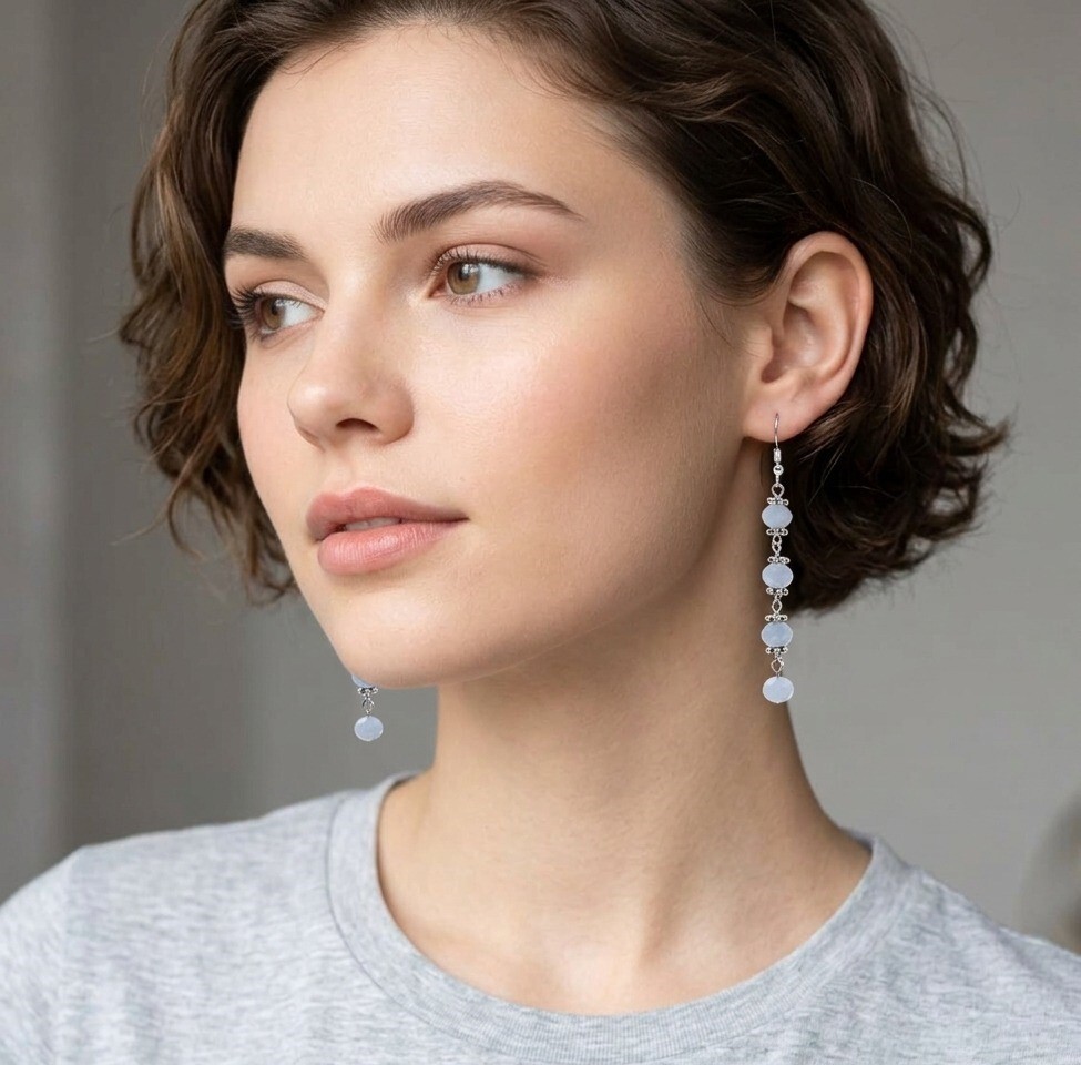 Blue Breeze Dangle Earrings