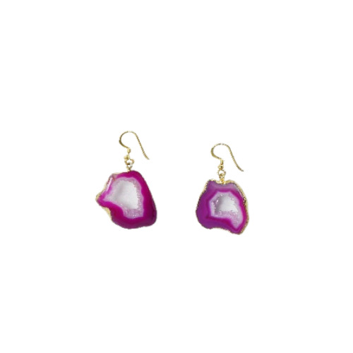 Amara Geode Earrings