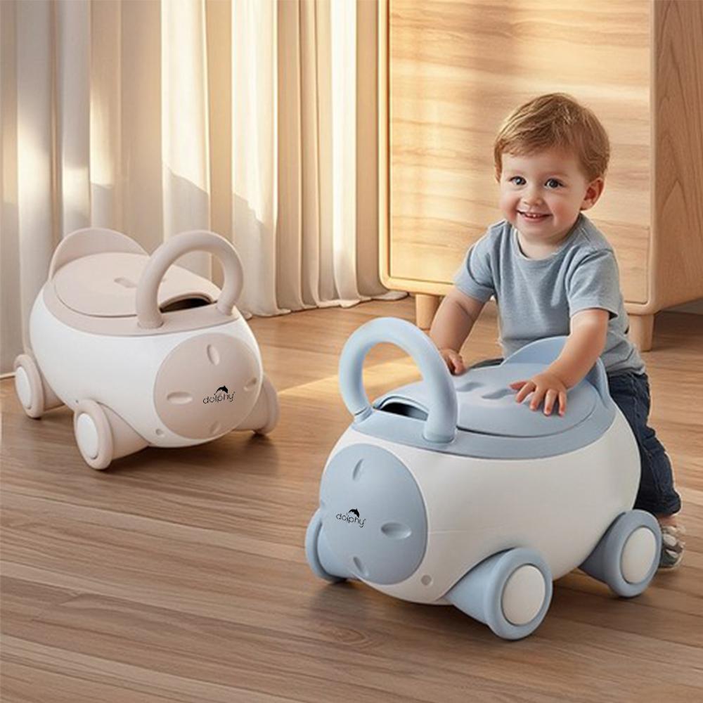 Kids Portable Potty Seat with back support & Handle, Easy to Assemble