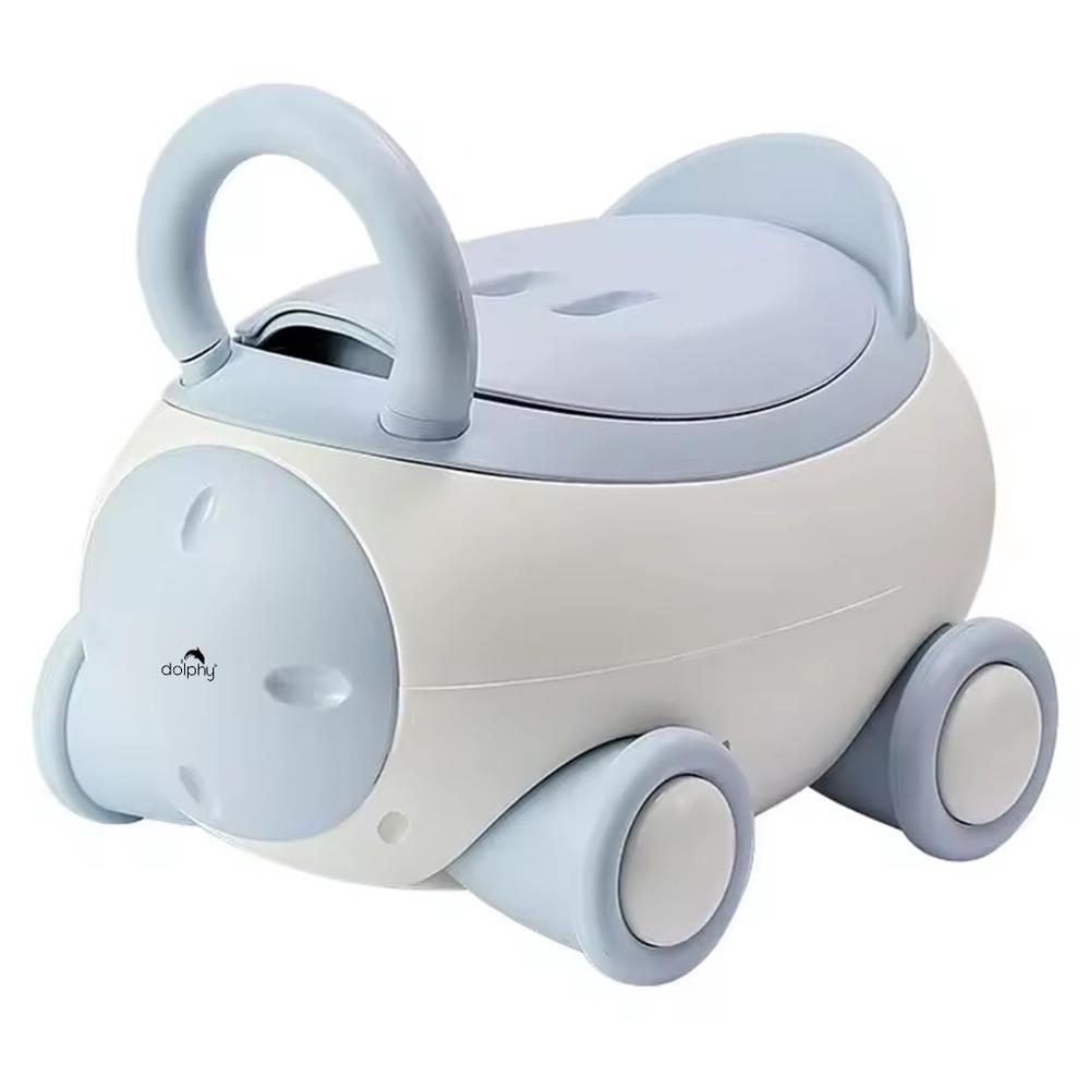 Kids Portable Potty Seat with back support & Handle, Easy to Assemble