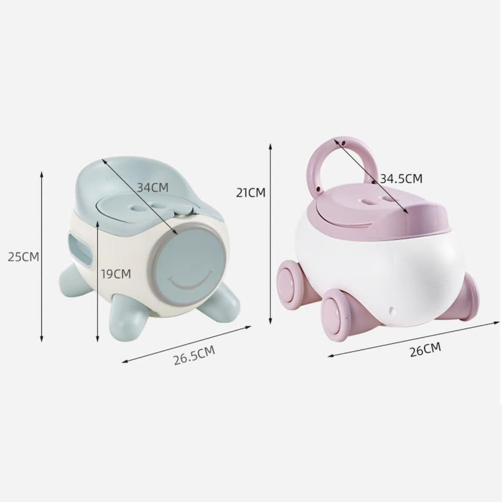 Kids Portable Potty Seat with back support & Handle, Easy to Assemble