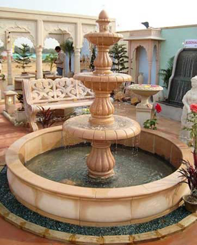 Sandstone Fountain Sandstone Fountain